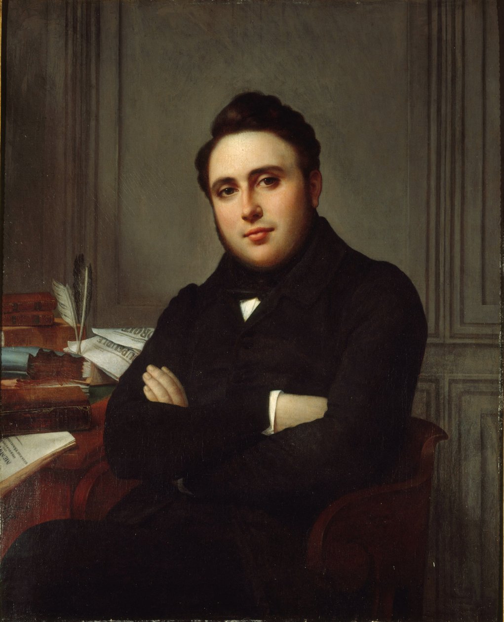 Portret van Alexandre Ledru-Rollin door Angelique Mongez