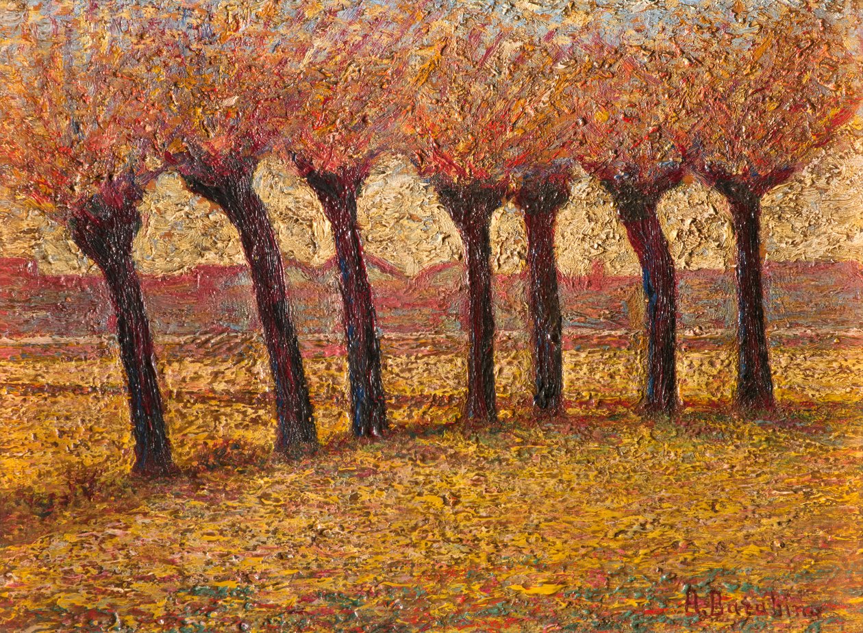 Landschap door Angelo Barabino