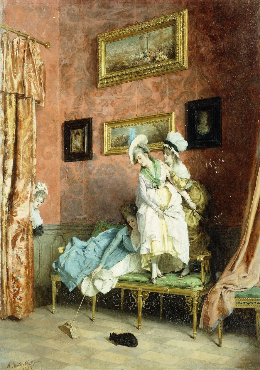 Gevangen gehouden, 1874 door Angelo Martinetti