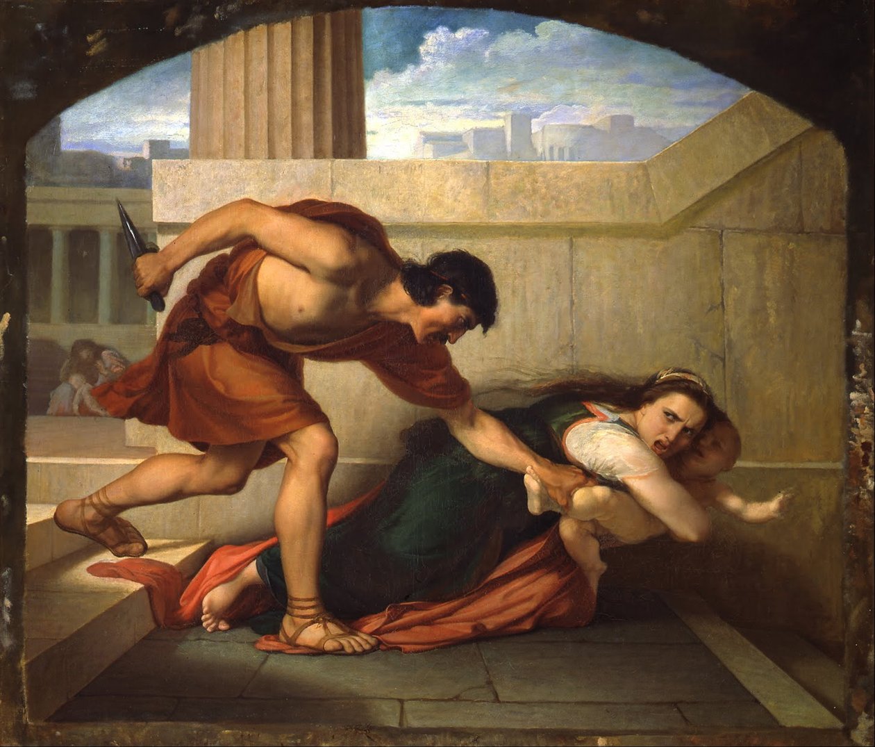 De slachting der onschuldigen, 1860-1861 door Angelo Visconti
