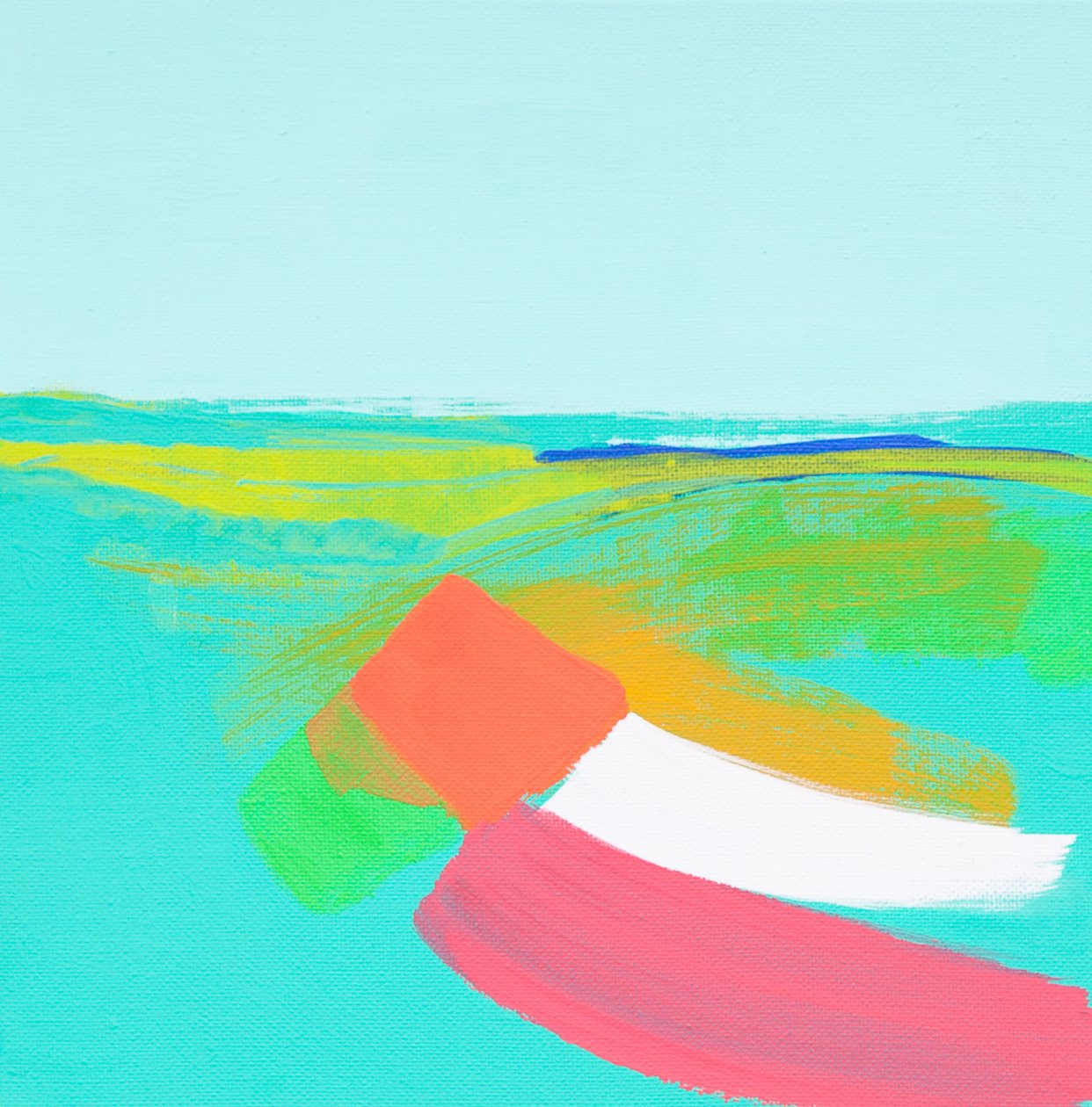 Mist over het Landschap II, 2014 door Angie Kenber