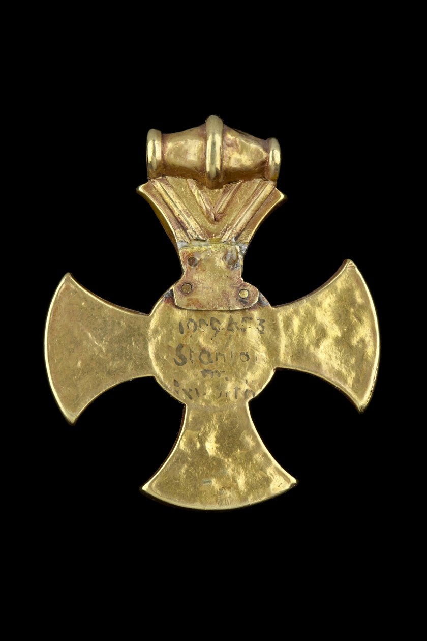 Achterkant van het Ixworth-kruis door Anglo Saxon