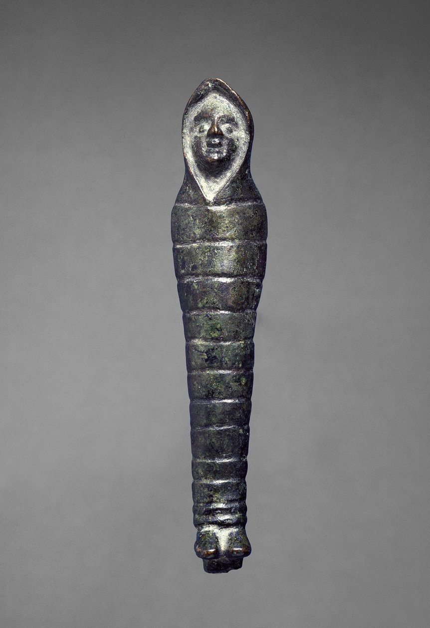 Gehulde vrouw, gevonden in Horncastle door Anglo Saxon
