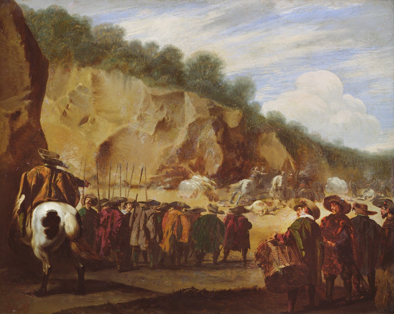 De Hinderlaag, ca. 1646-56 door Aniello Falcone