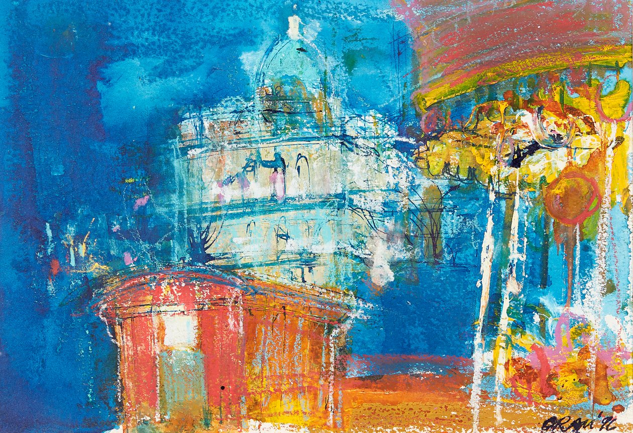 Kerstcarrousel door Ann Oram