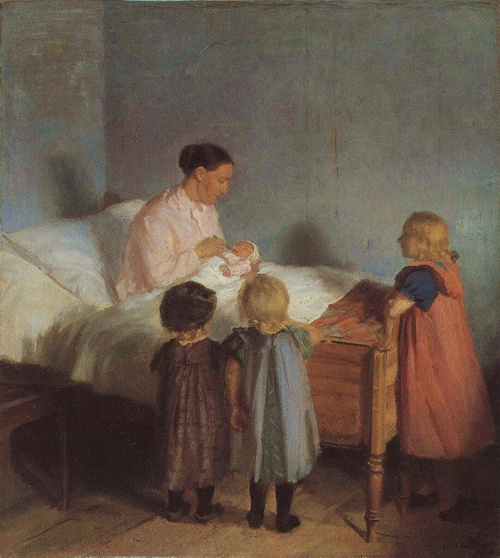 Kleine broer door Anna Ancher