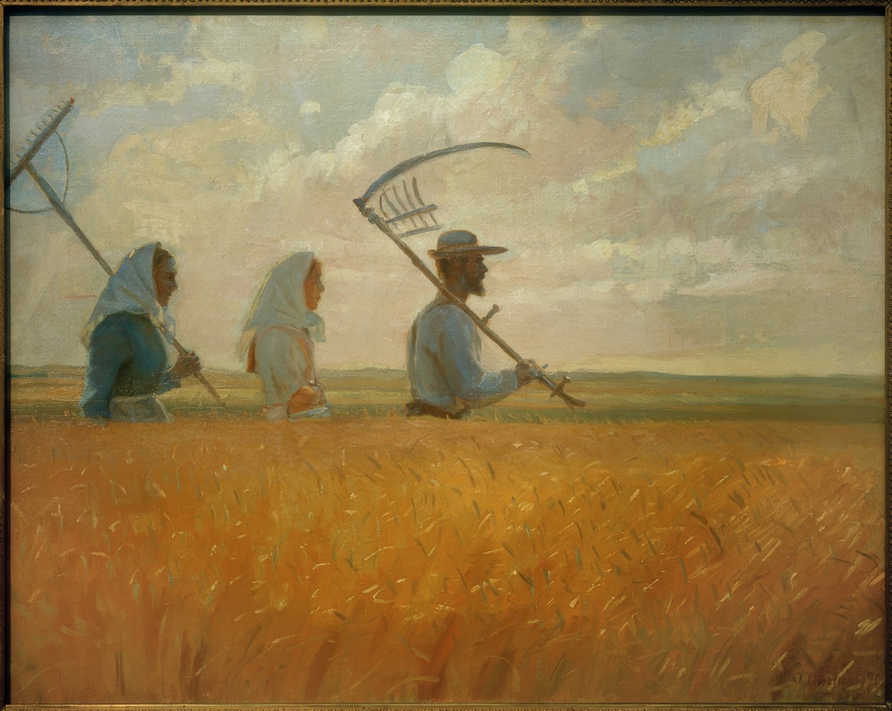 Oogsttijd door Anna Ancher