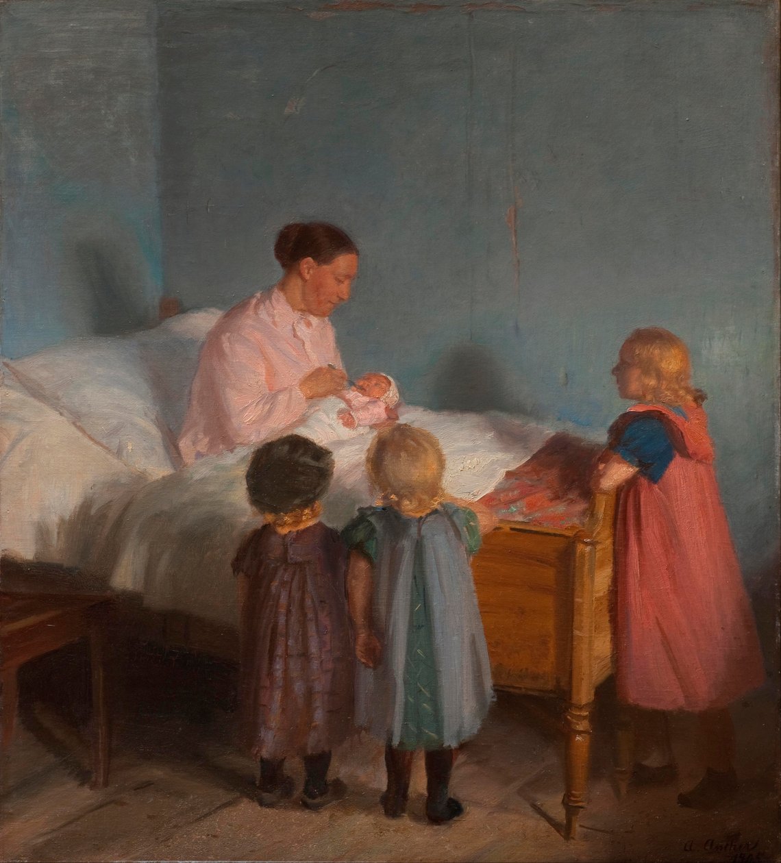 Kleine broer door Anna Ancher