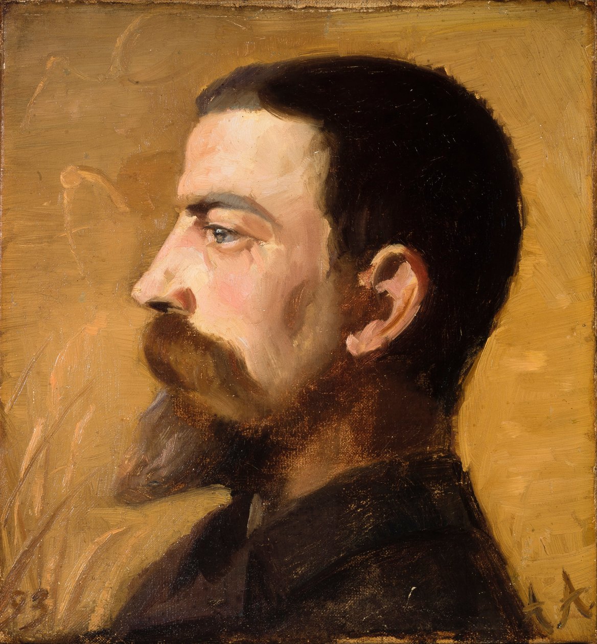 Valdemar Schønheyder Møller door Anna Ancher