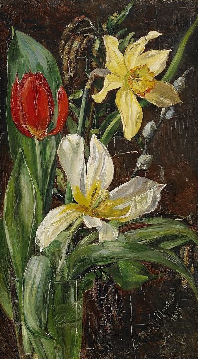 Stilleven met bloemen door Anna Munthe Norstedt