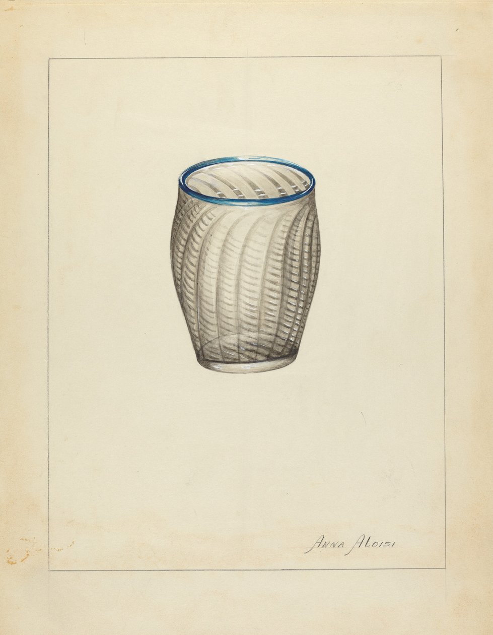 Geblazen glas door Anna Aloisi