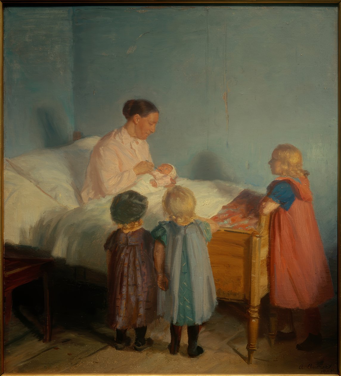De kleine broer door Anna Ancher