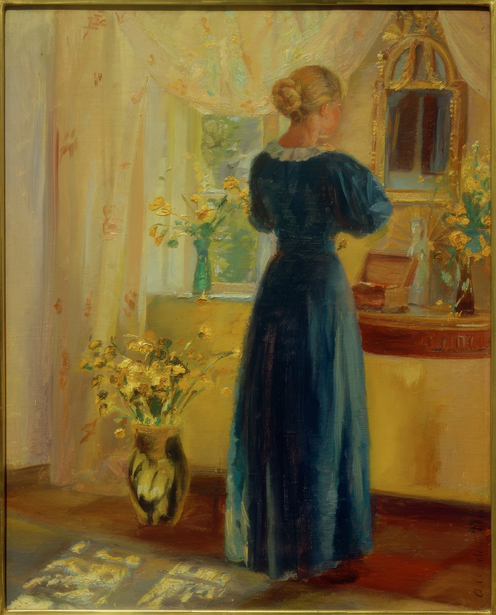 Interieur door Anna Ancher