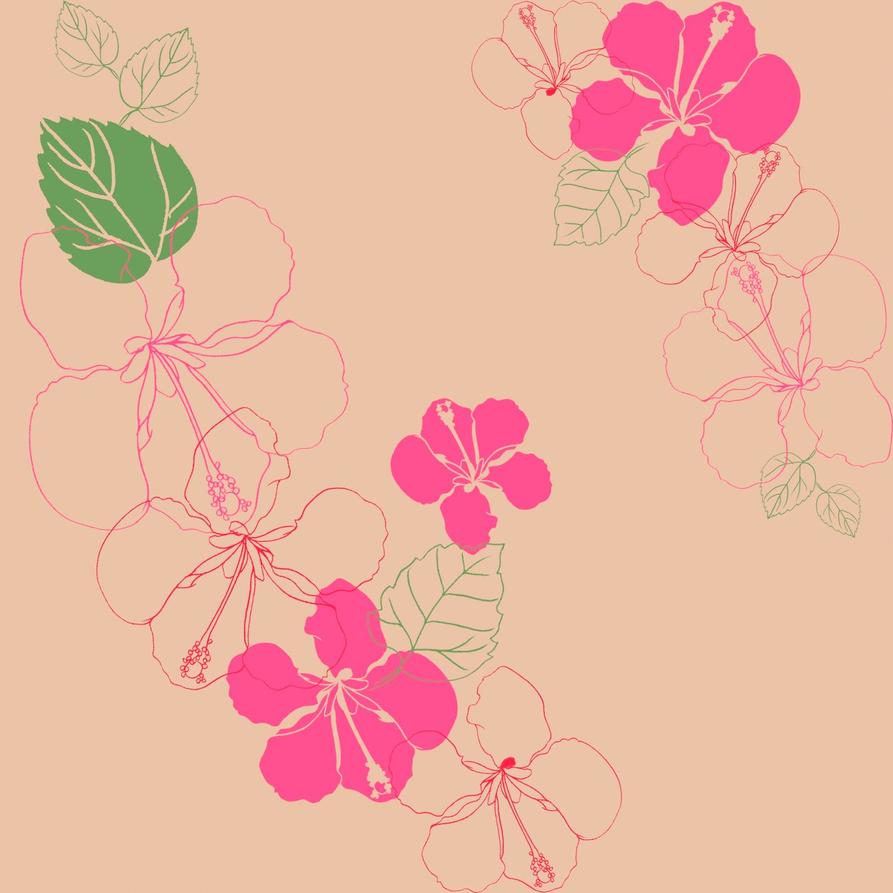 Hibiscus door Anna Platts