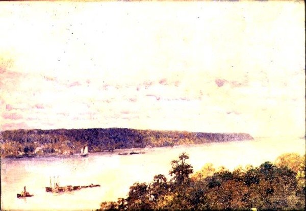 De Hudson, ca. 1906-9 door Anna Richards Brewster