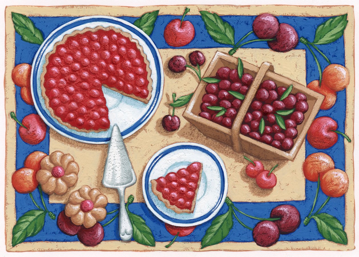 Kersentaart door Annalisa Morrocco