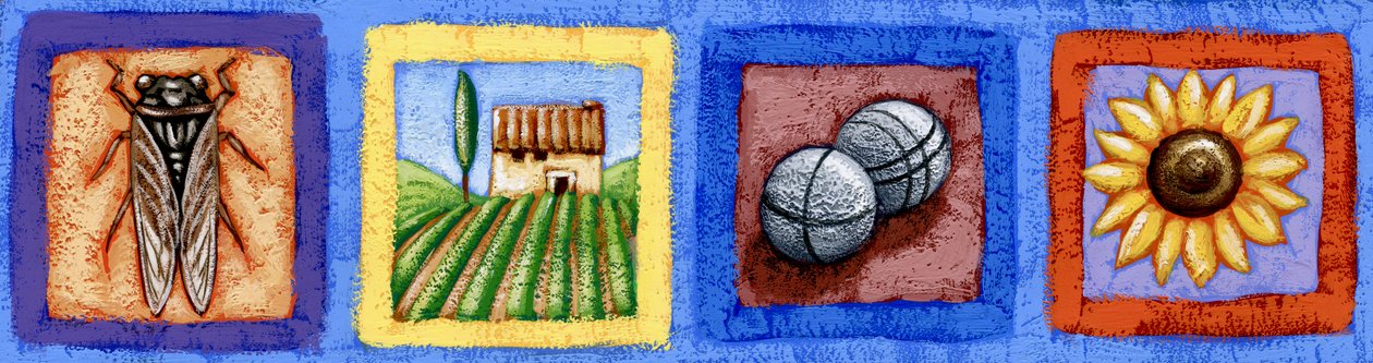 Provence (detail) door Annalisa Morrocco
