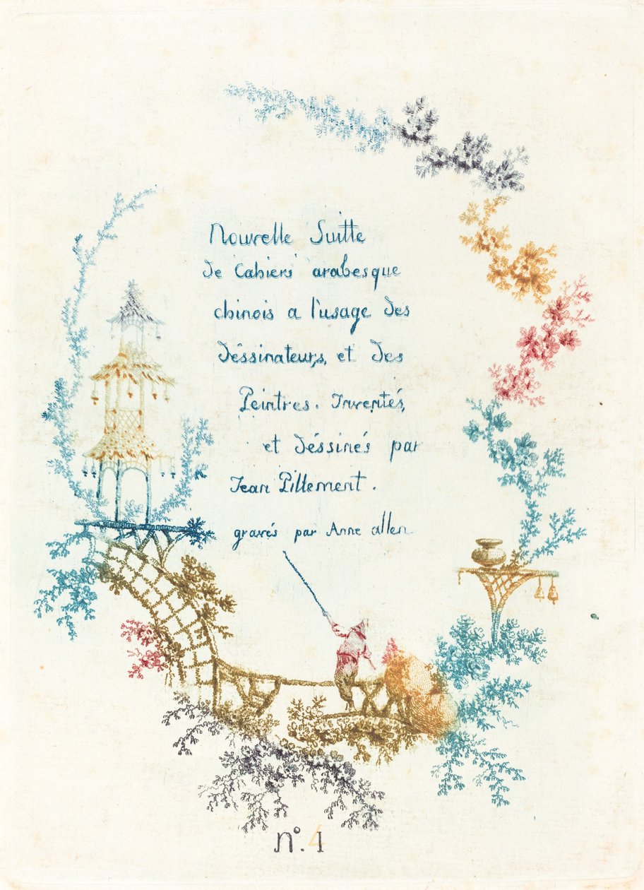 Titelpagina door Anne Allen after Jean Baptiste Pillement
