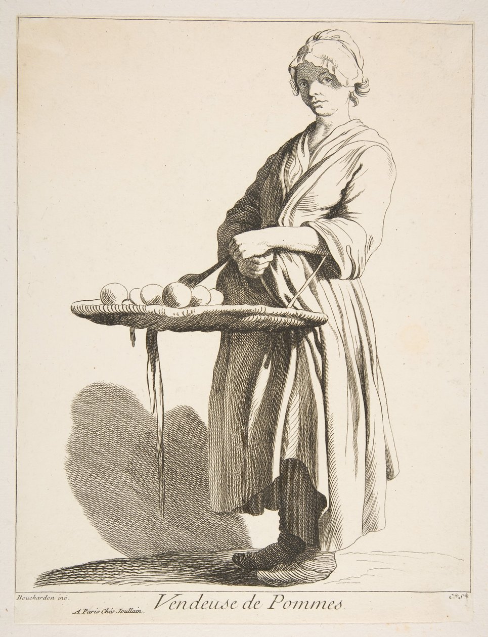 Appelverkoper, 1746 door Anne Claude Philippe de Caylus