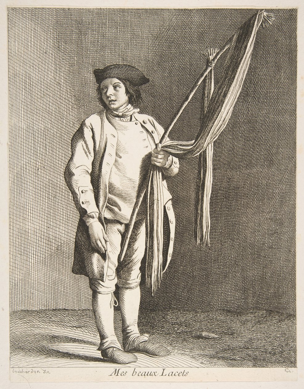 Kantverkoper door Anne Claude Philippe de Caylus