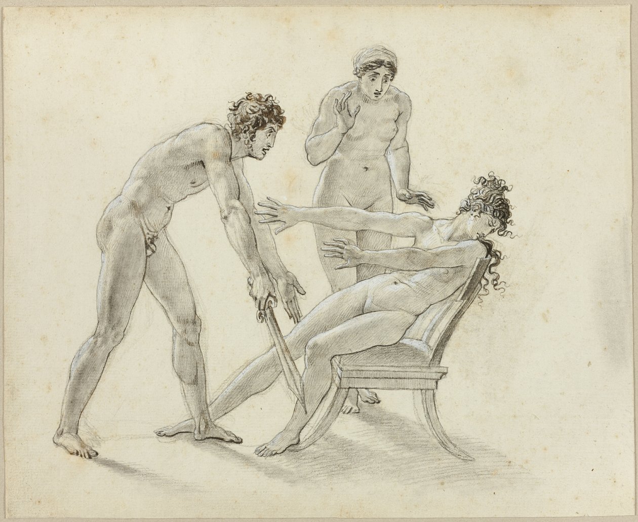 Hermione Wijst Orestes Af door Anne Louis Girodet de Roussy Trioson