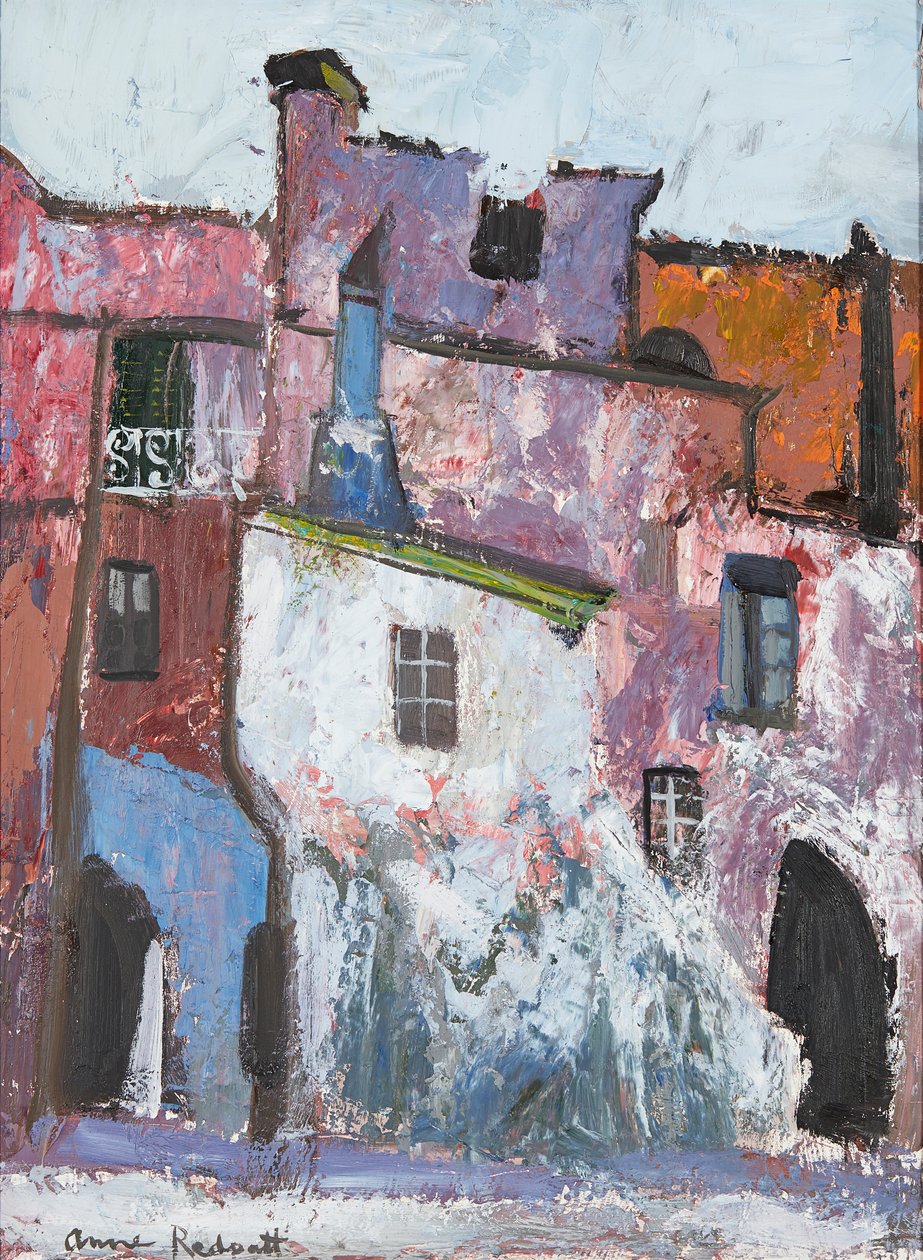 Mediterraan Dorp door Anne Redpath