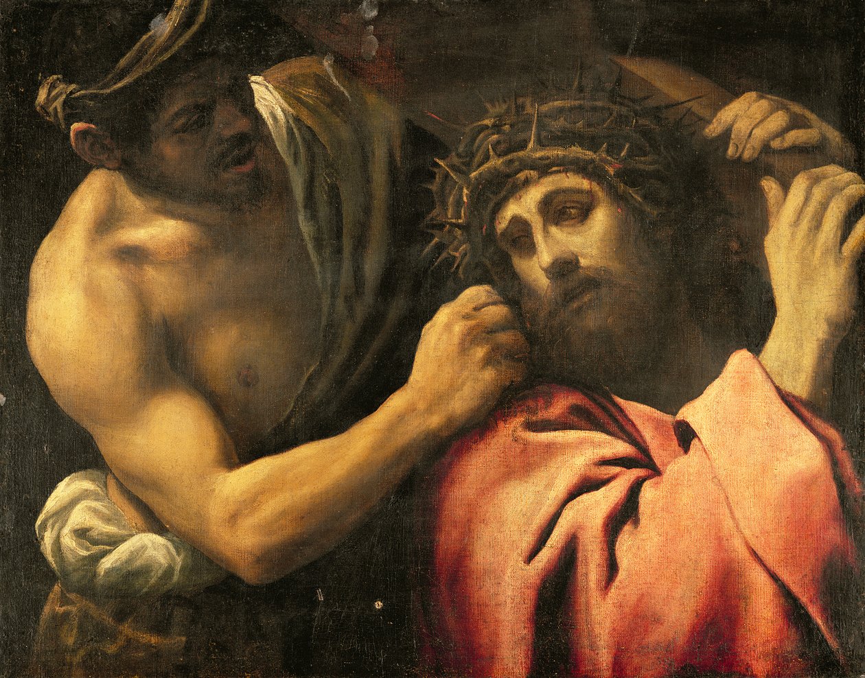 Christus Draagt het Kruis door Annibale Carracci