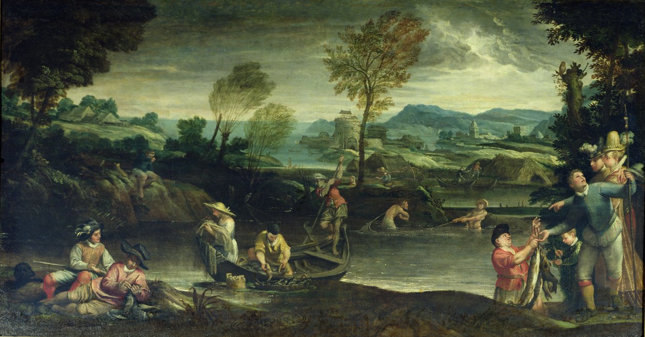 Vissen door Annibale Carracci