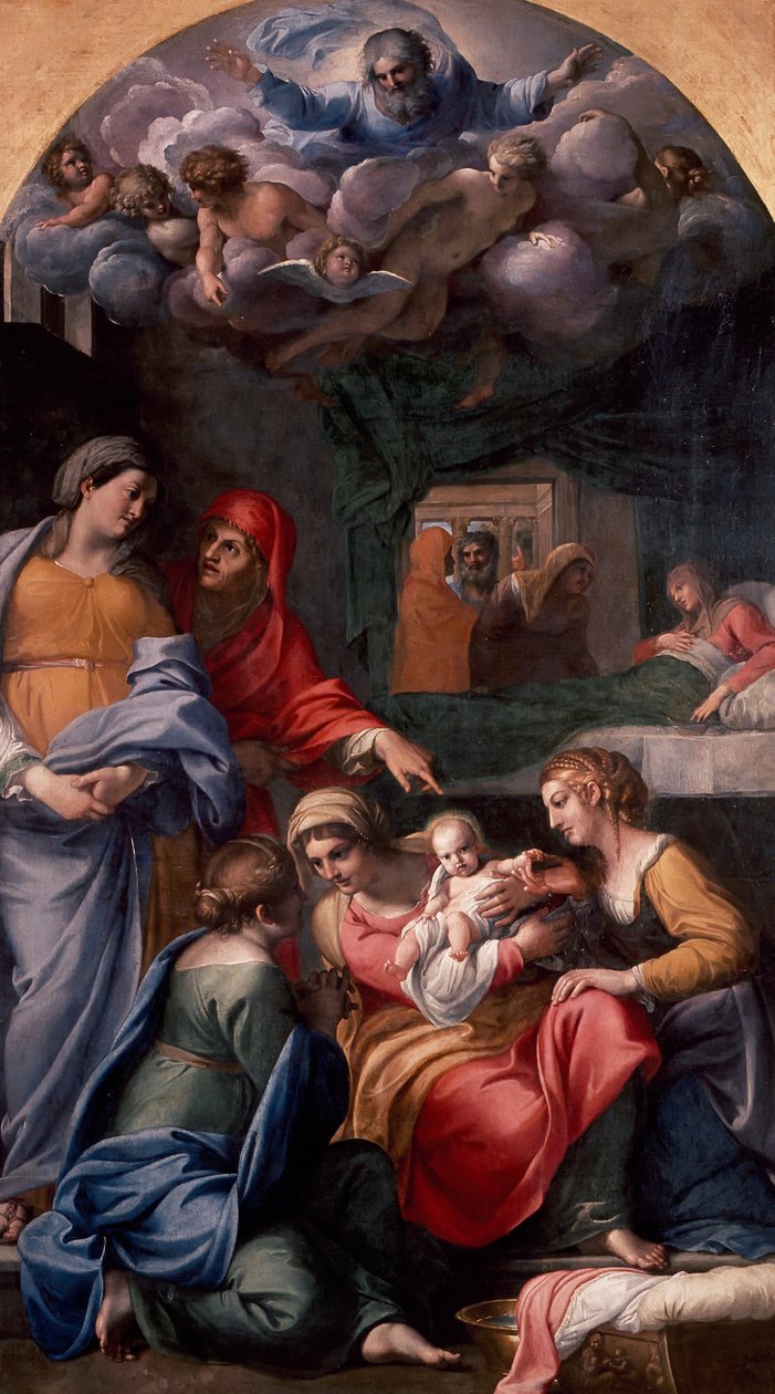 Geboorte van de Maagd door Annibale Carracci