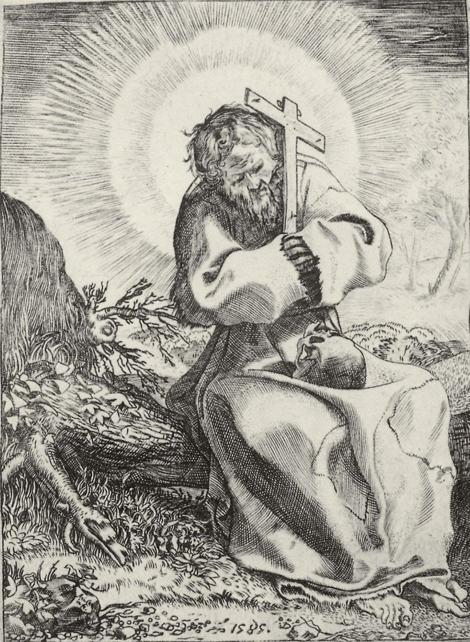 Sint Franciscus van Assisi door Annibale Carracci