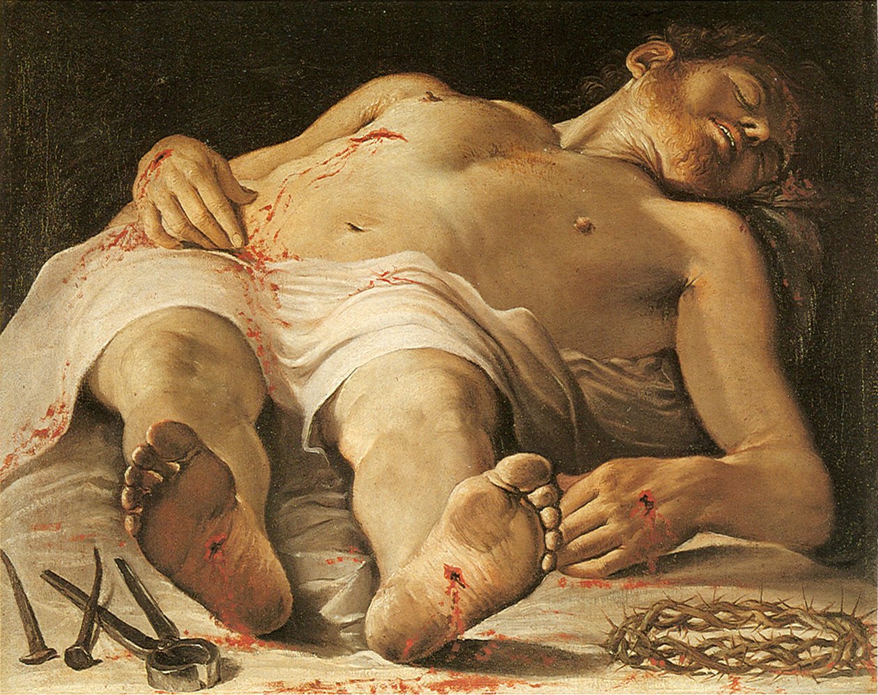 De Dode Christus door Annibale Carracci
