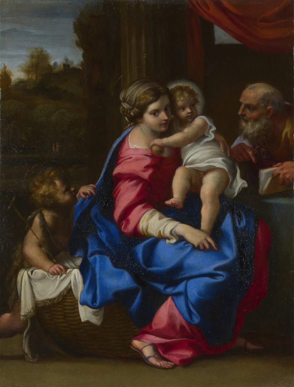 De Montalto Madonna door Annibale Carracci
