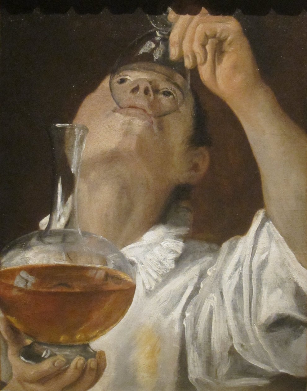 Drinkende jongen door Annibale Carracci