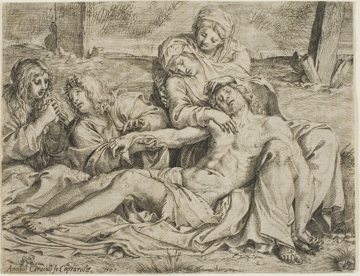 Christus van Caprarola door Annibale Carracci