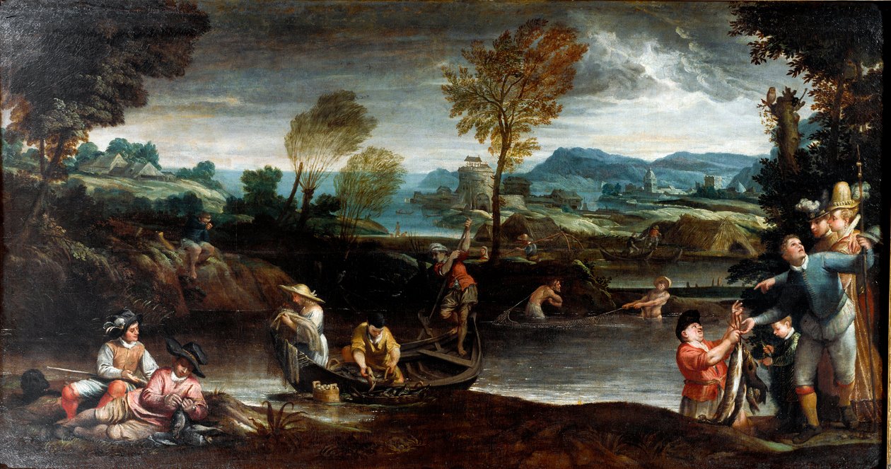 Vissen door Annibale Carracci