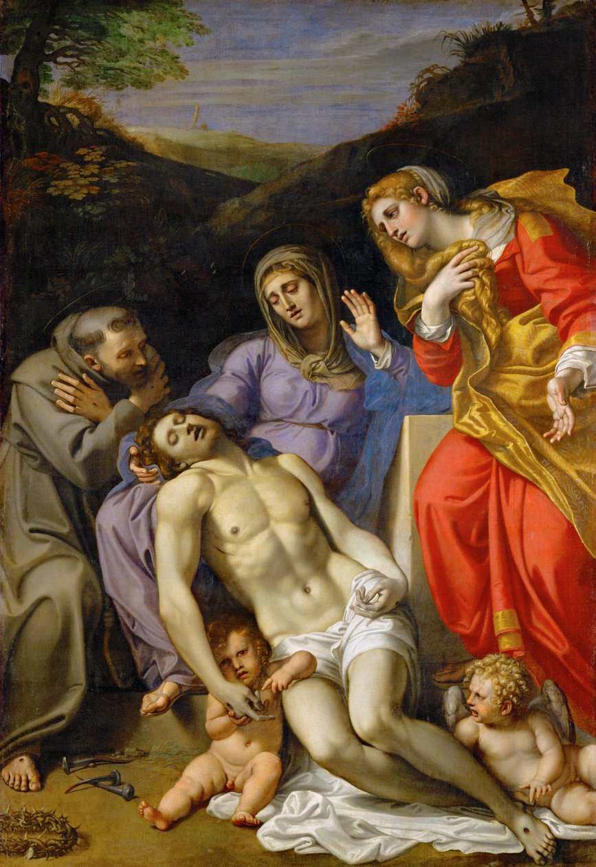 Pieta ... door Annibale Carracci