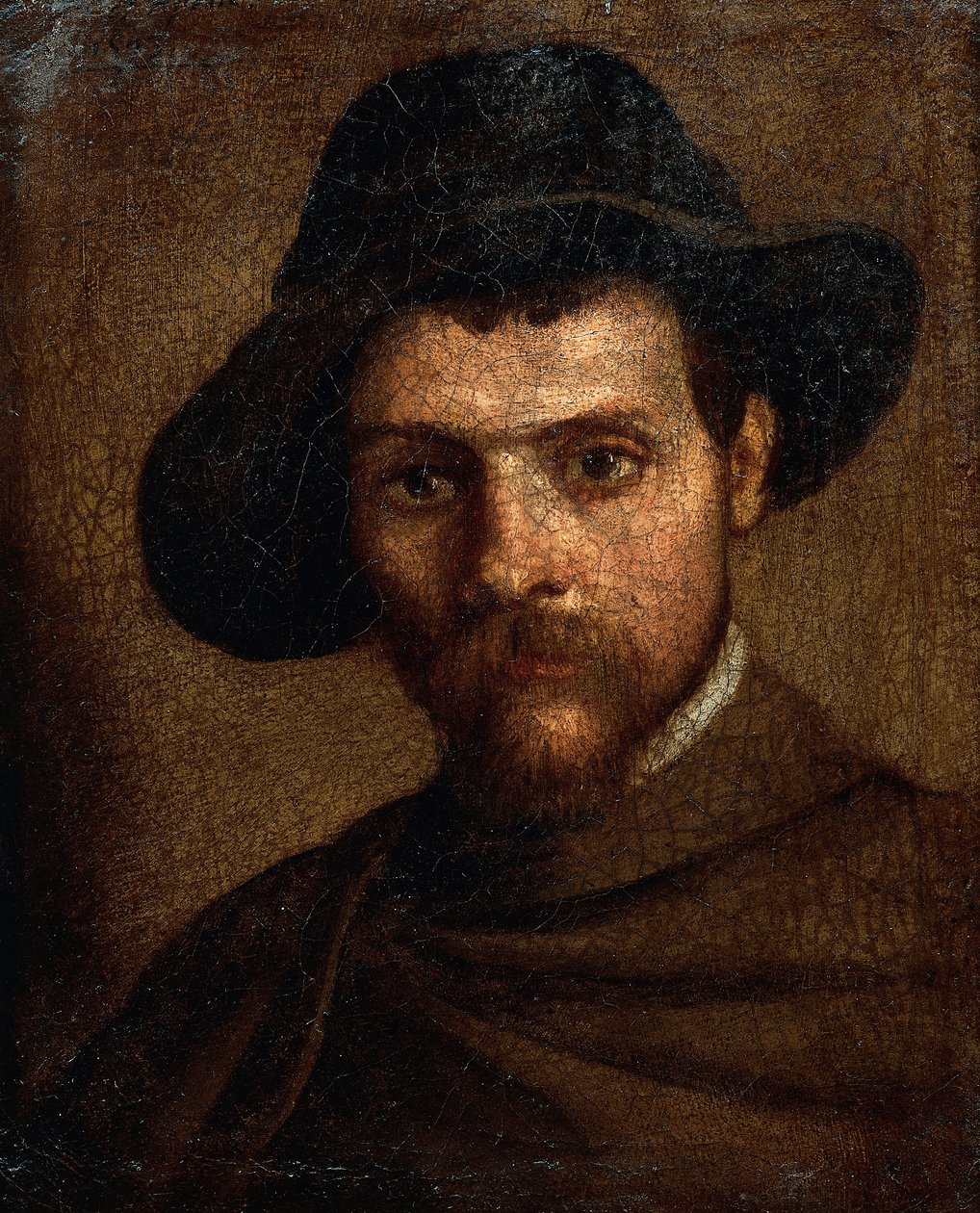 Zelfportret door Annibale Carracci