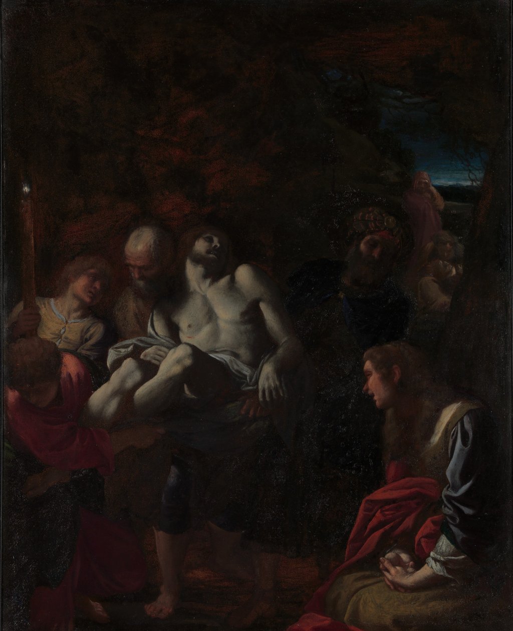 De begrafenis van Christus door Annibale Carracci