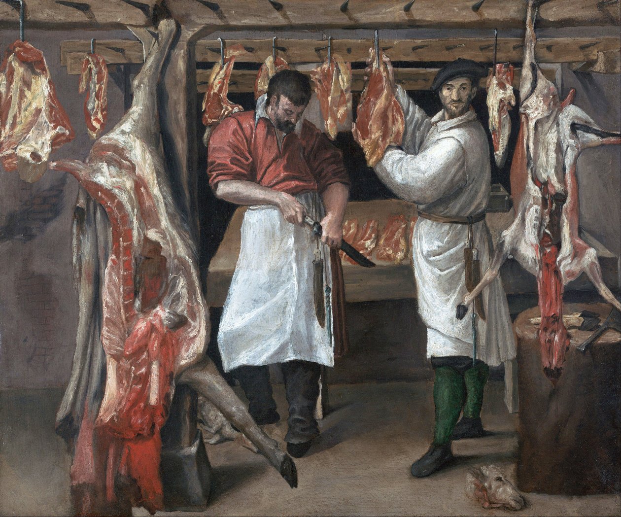De slagerij door Annibale Carracci
