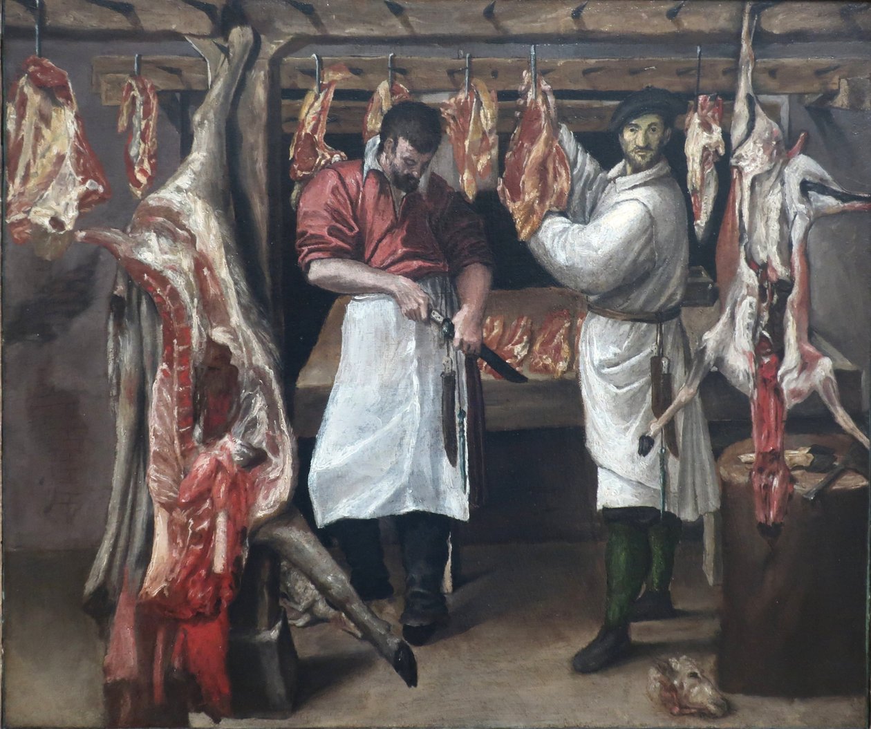 De slagerij door Annibale Carracci