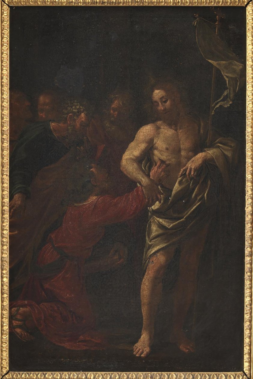 De ongeloof van Sint Thomas door Annibale Carracci