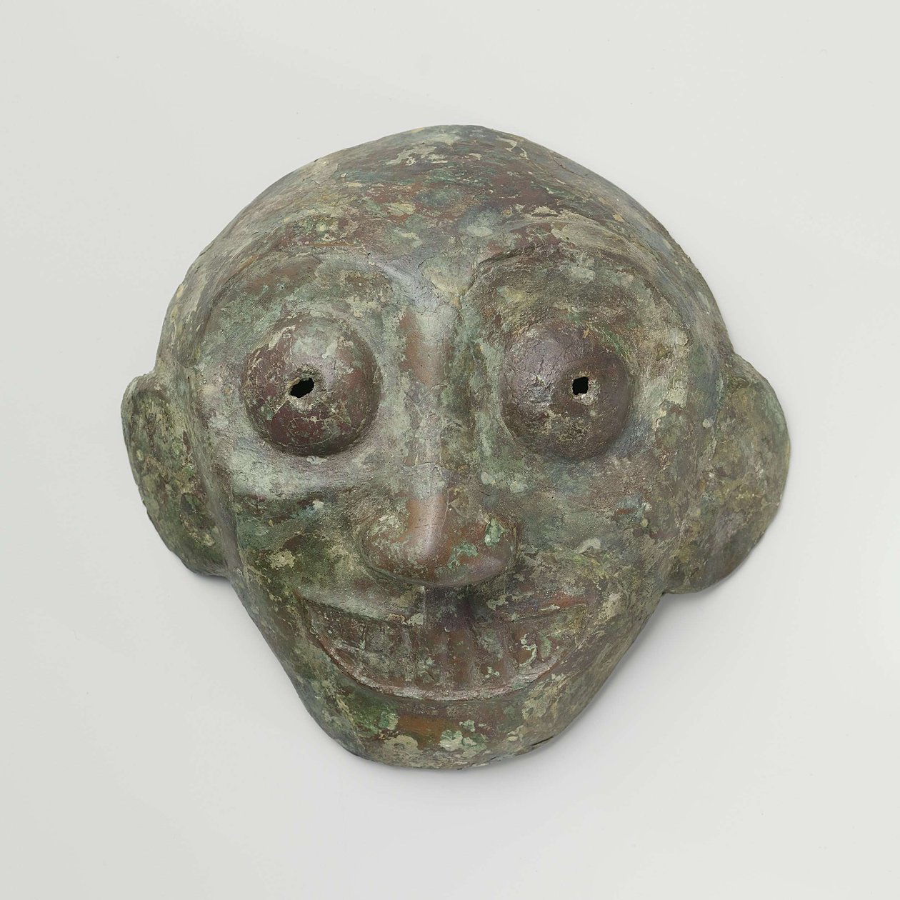 Chinese bronzen masker, ca.1100-800 v.Chr. door Unbekannt Unbekannt