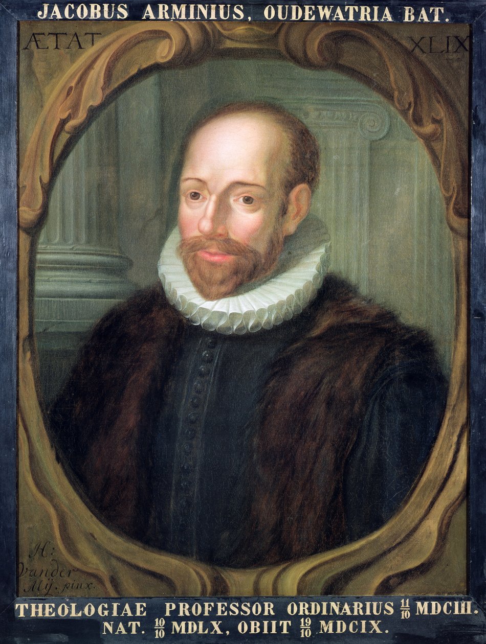 Jacobus Arminius, Professor in de Theologie aan de Universiteit Leiden (1560-1609) door Unbekannt Unbekannt