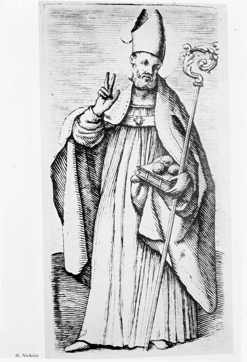 St. Nicolaas, Bisschop van Myra door Unbekannt Unbekannt
