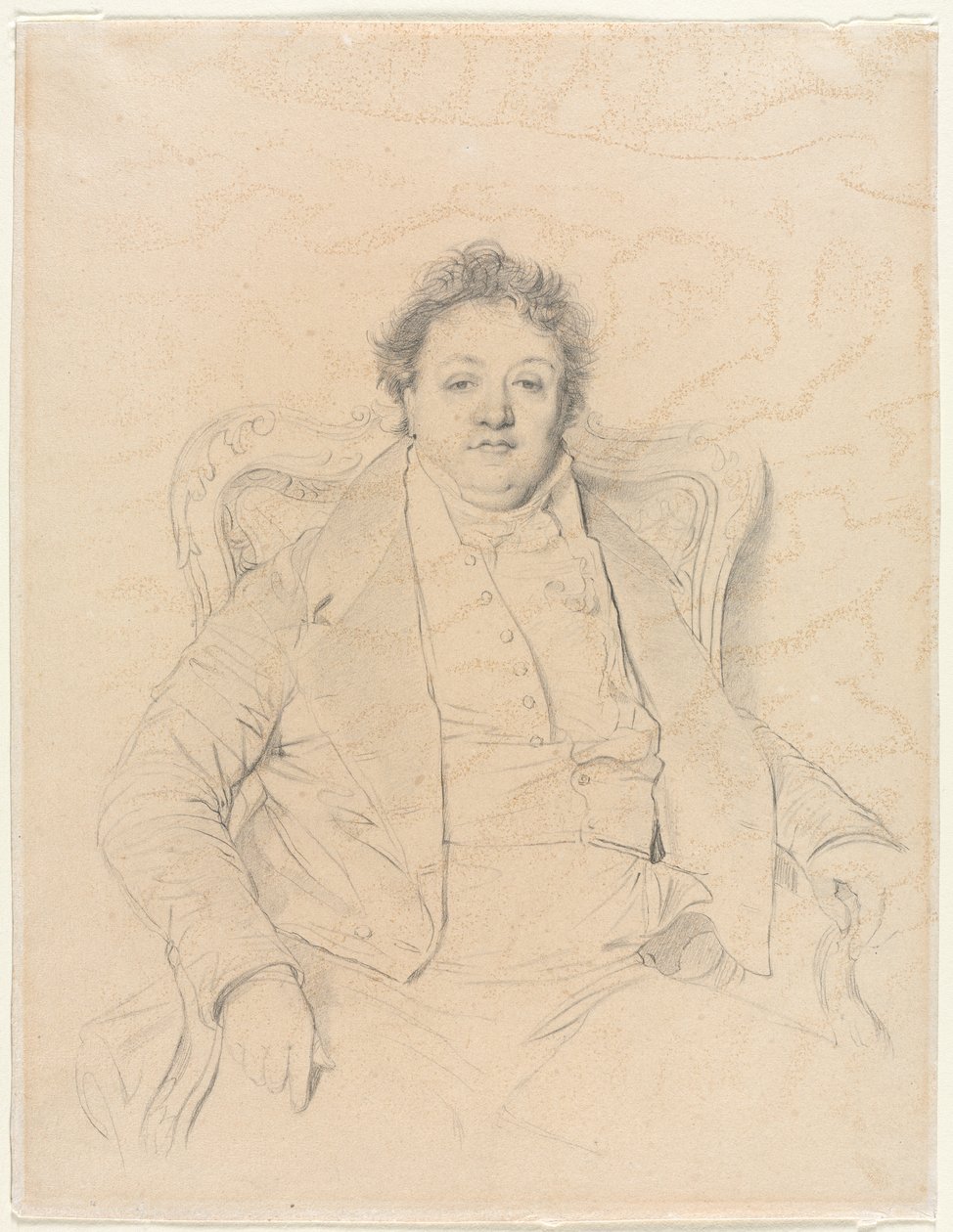 Charles Thévenin, naar Ingres door Anonymous