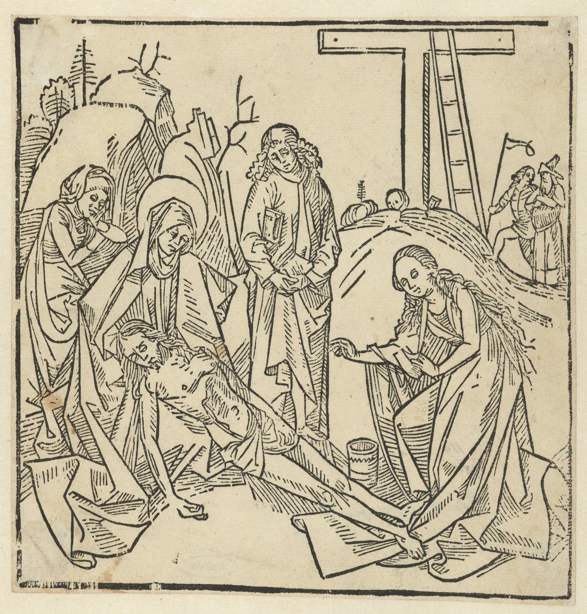 De Bewening van Christus door Anonymous