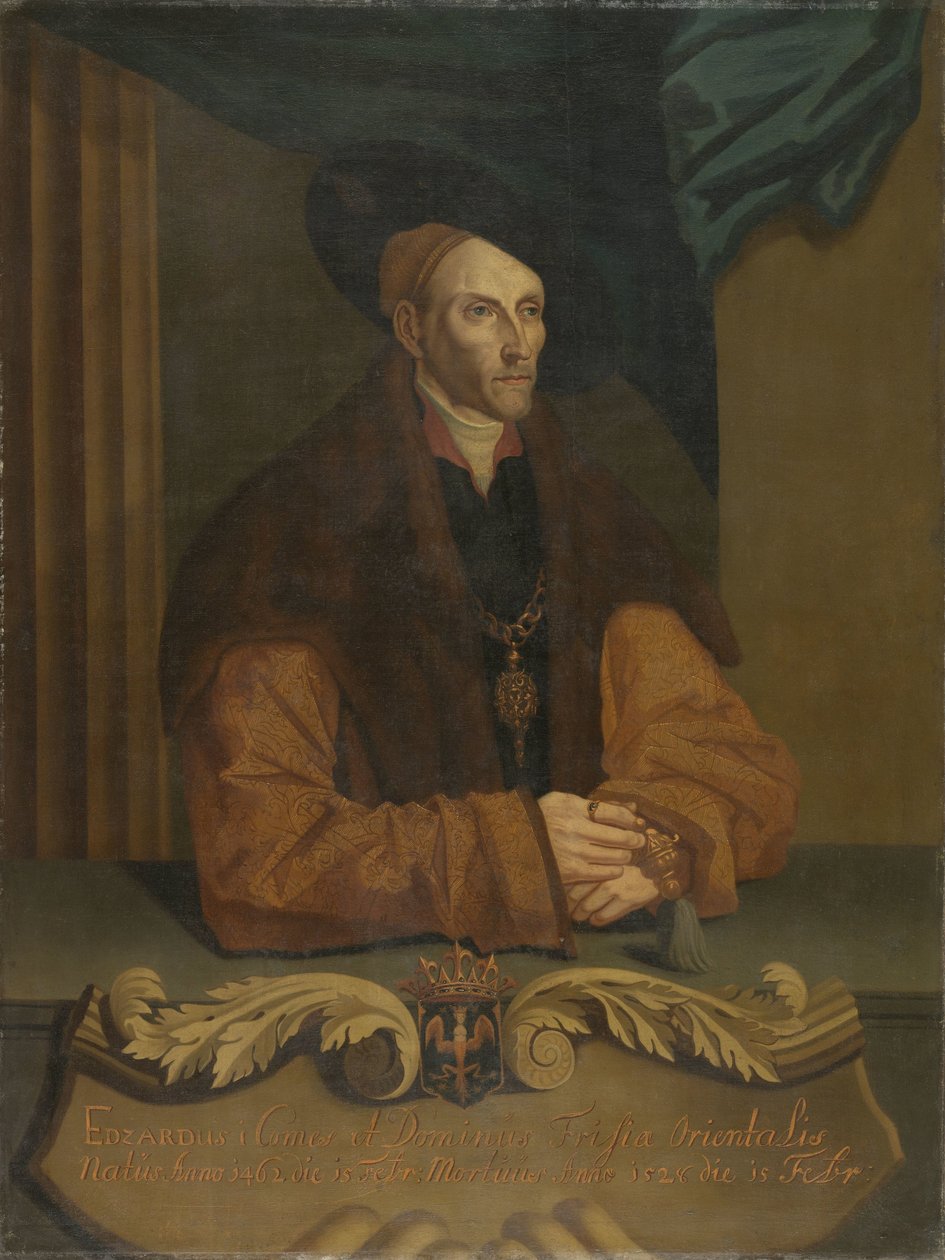 Edzard I (1462-1528), Graaf van Oost-Friesland door Anonymous