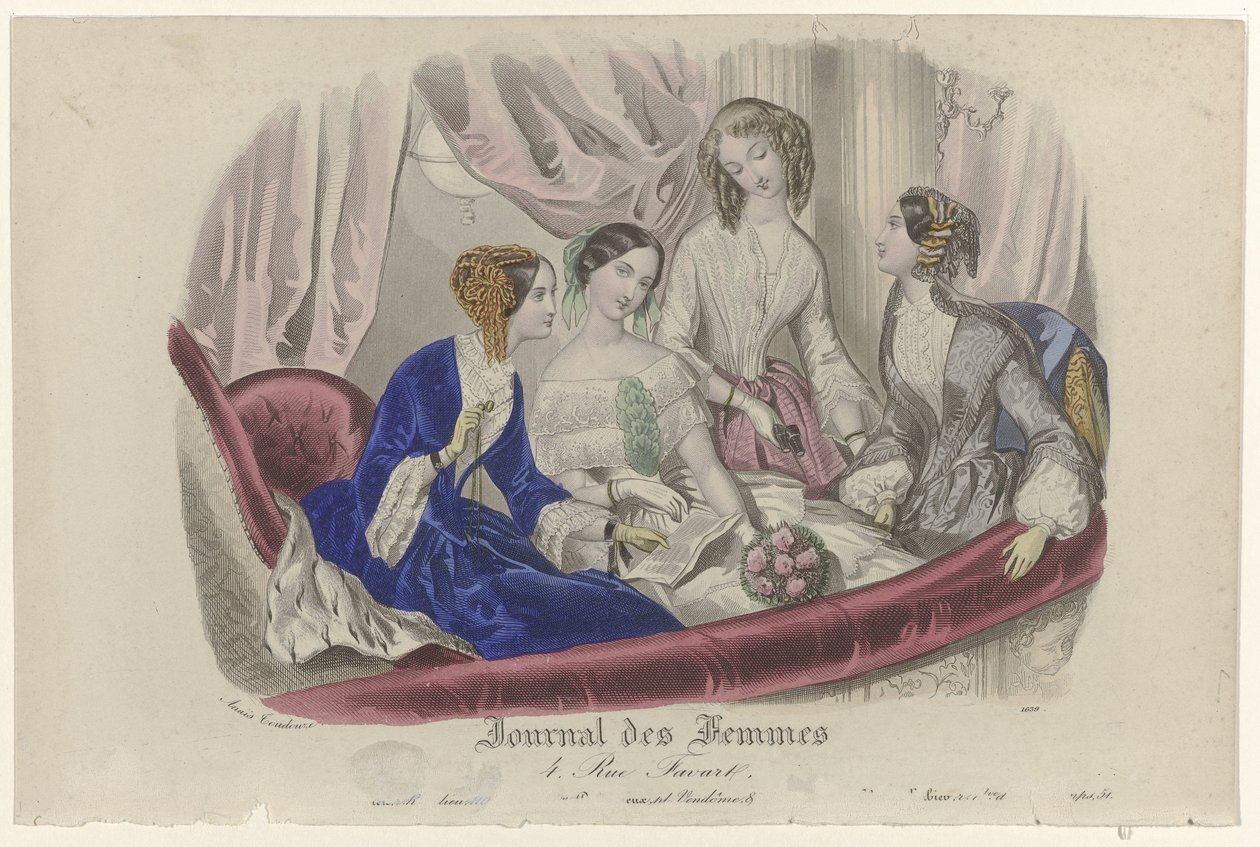 Journal des Femmes, 1840-1851, Pl. 1639 door Anonymous