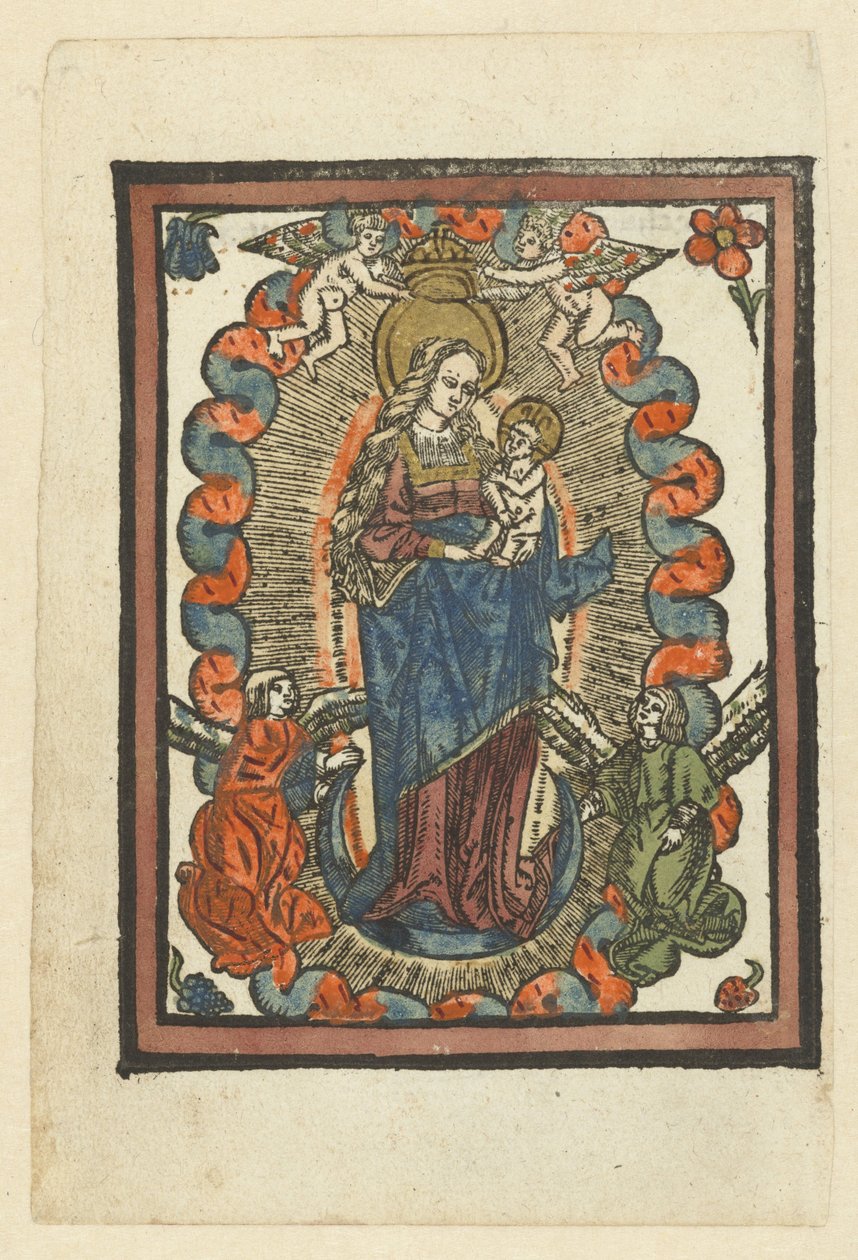 Madonna op de maansikkel door Anonymous