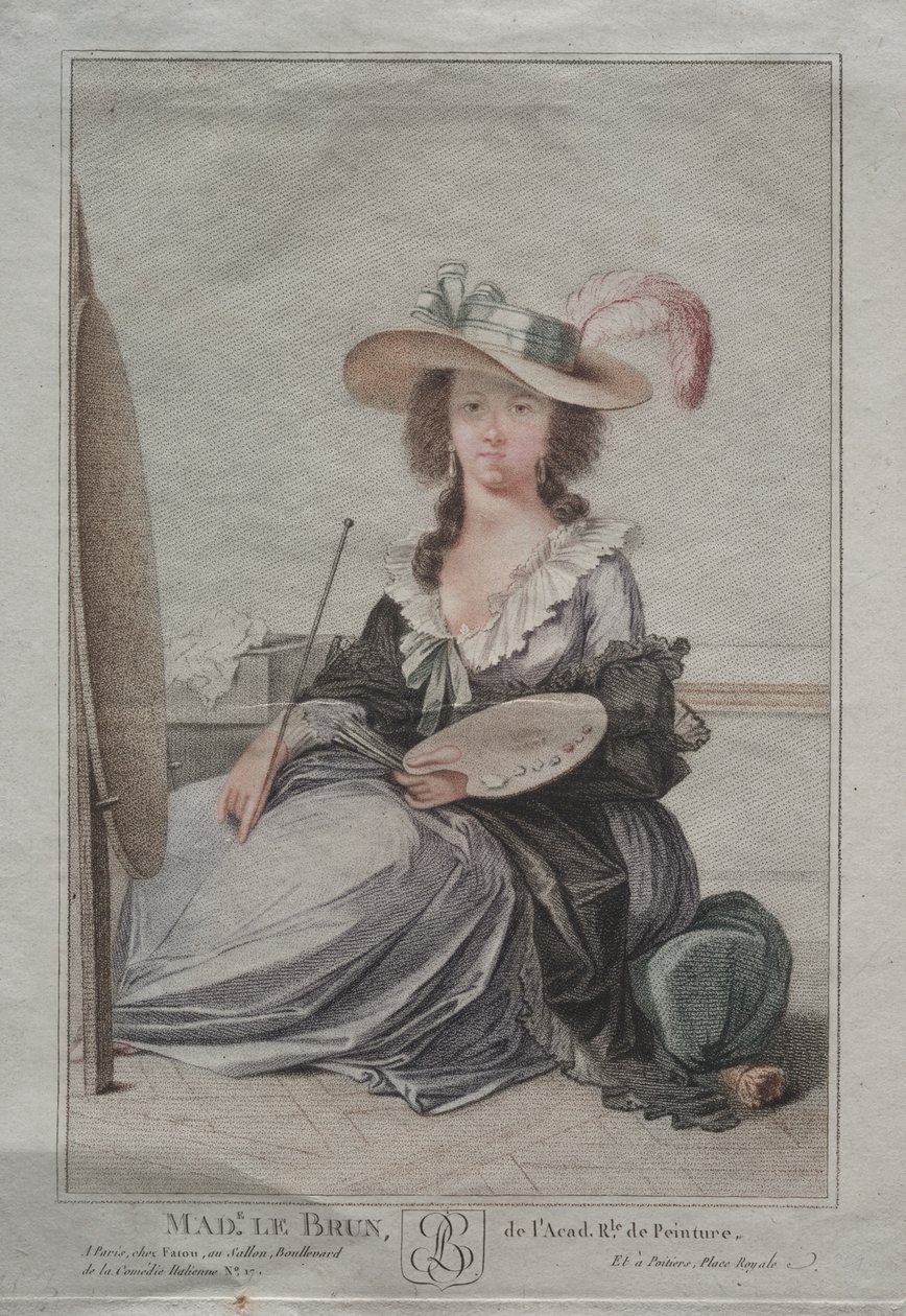 Mme Vigée Lebrun door Anonymous